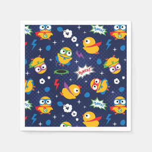 Servilleta De Papel Pollo superhéroe