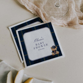 Servilleta De Papel Polo Teddy Bear Baby Shower