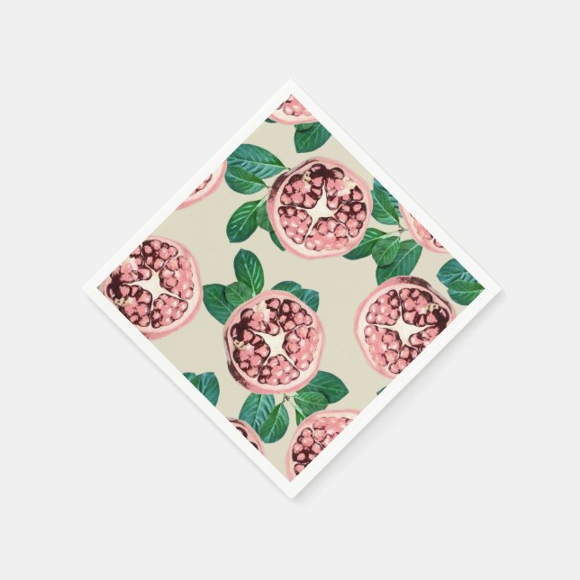 Servilleta De Papel Pomegranato V2 Papel Napkins (Borde)