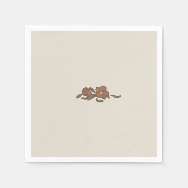 Servilleta De Papel Pomegranato vintage (Anverso)