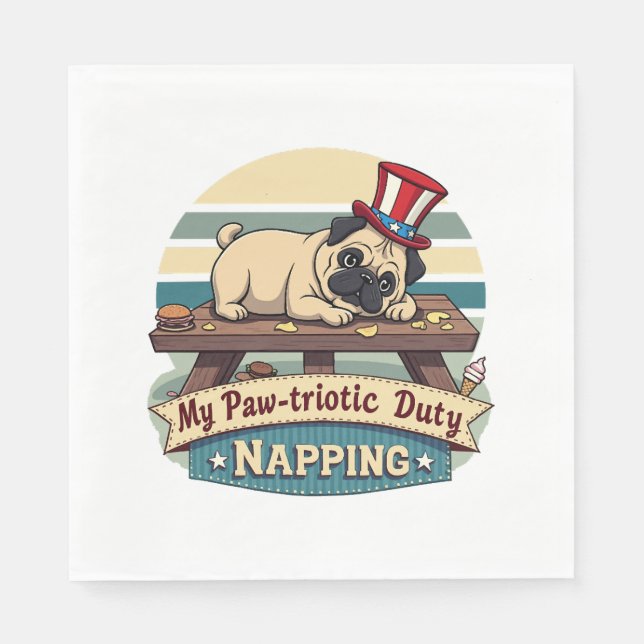 Servilleta De Papel Poniendo Napping (Anverso)