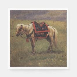 Servilleta De Papel Pony Himalaya (Caballo pequeño) (Vasily Vereshchag
