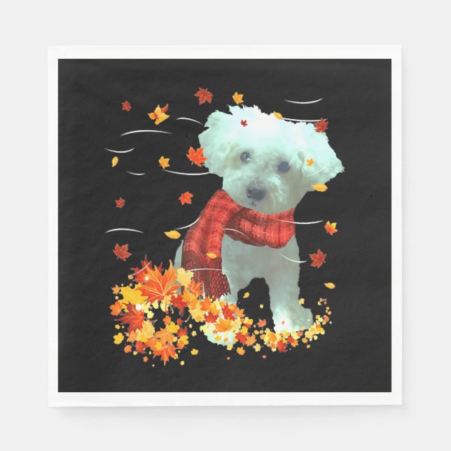 Servilleta De Papel Poodle (Anverso)