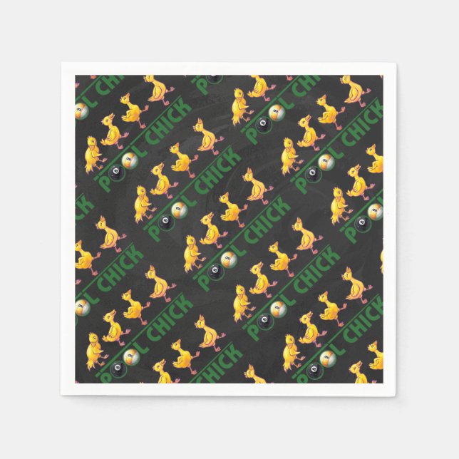 Servilleta De Papel Pool Chick (Anverso)