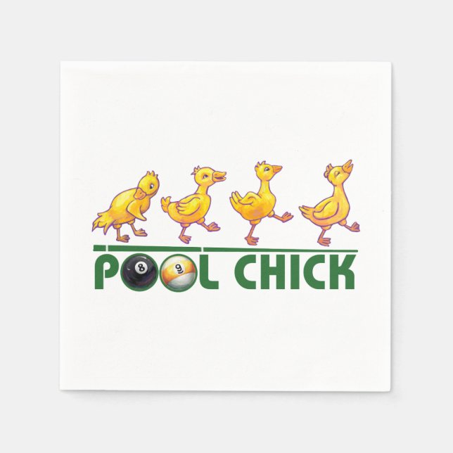 Servilleta De Papel Pool Chick (Anverso)