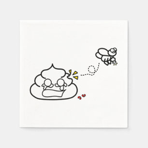 Servilleta De Papel Poop desolado - Brootsch the PooPoo