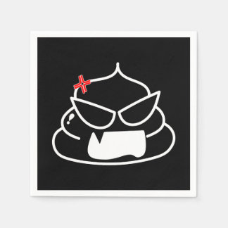 Servilleta De Papel Poop enojado - Brootsch the PooPoo