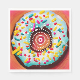 Servilleta De Papel Pop Art Donut