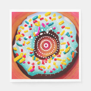 Servilleta De Papel Pop Art Donut
