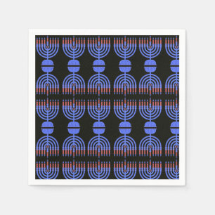 Servilleta De Papel Pop Art Menorah Napkins