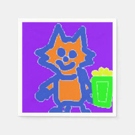 Servilleta De Papel Popcorn Anime Paper Napkins