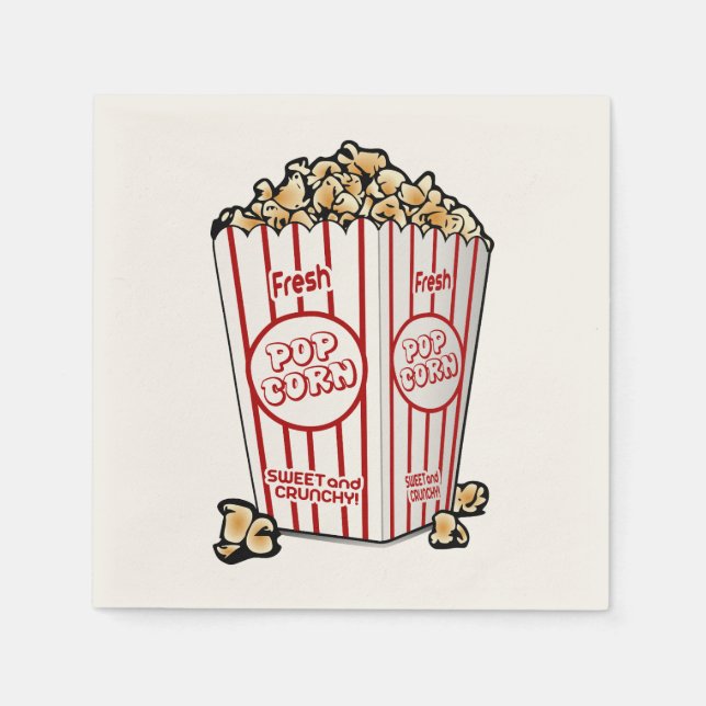 Servilleta De Papel Popcorn fresco (Anverso)