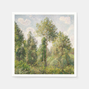 Servilleta De Papel Poplars, Éragny Camille Pissarro
