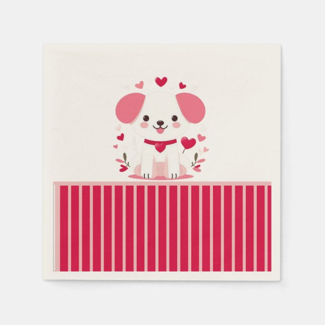 Servilleta De Papel Popo de la valentina caprichoso (Anverso)