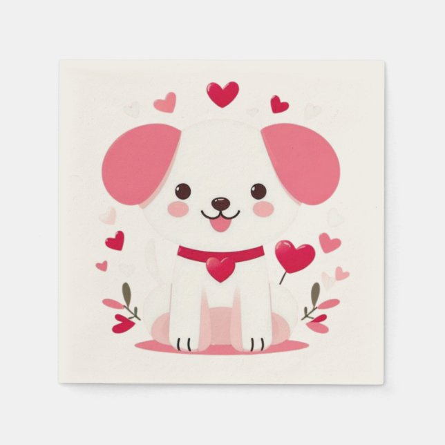 Servilleta De Papel Popo de la valentina caprichoso (Anverso)