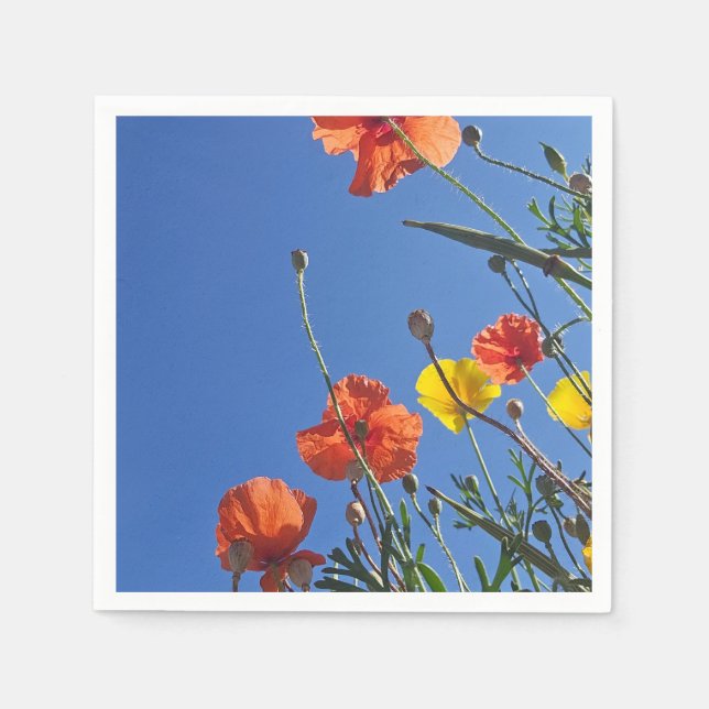 Servilleta De Papel Poppies (Anverso)
