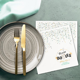 Servilleta De Papel Poppin' Bottles Baby Shower 