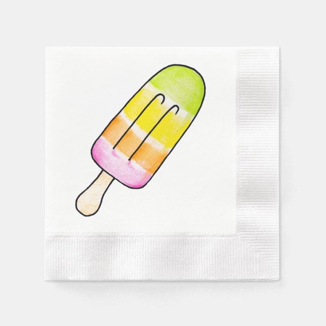Servilleta De Papel Popsicle (Anverso)