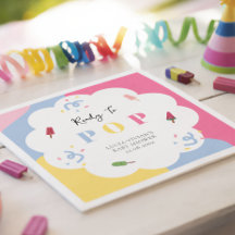 Popsicle Colorido Listo para Reventar Shower de Be