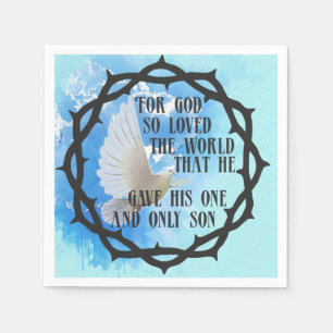 Servilleta De Papel Por Dios tan amado el mundo