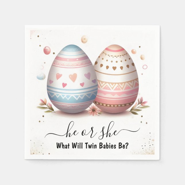 Servilleta De Papel Por juegos Oh Baby Joint Doble Reval De Dos Gemelo (Anverso)