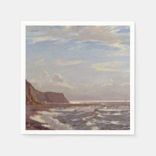 Servilleta De Papel Por la mañana a orillas de la isla de Wight