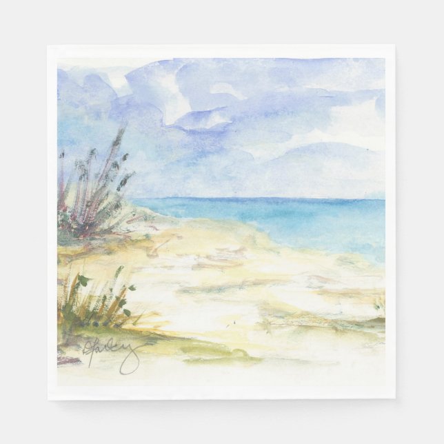 Servilleta De Papel Por las servilletas de mar (Anverso)