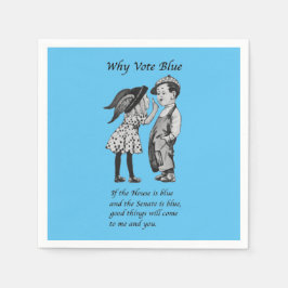 Servilleta De Papel Por qué votar azul en las servilletas de 2022