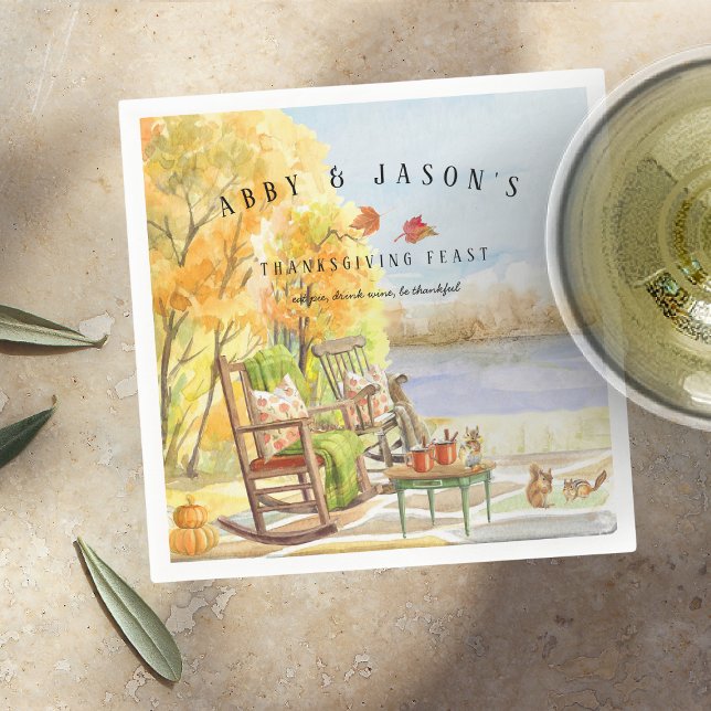 Servilleta De Papel Porche ruso otoñal | Acción de Gracias (Subido por el creador)