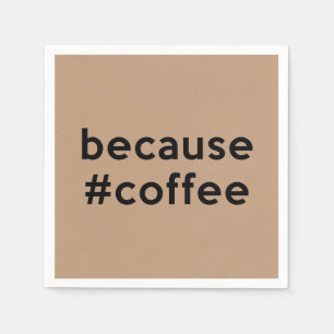 Servilleta De Papel Porque Café