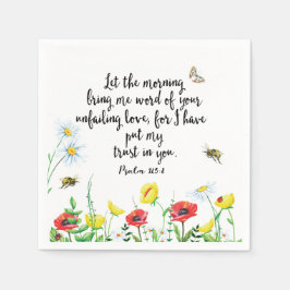 Servilleta De Papel Porque he depositado mi confianza en ti