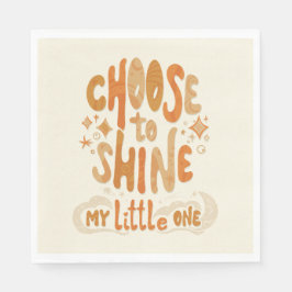 Servilleta De Papel Positividad de radiación: elija Brillar Inspirador
