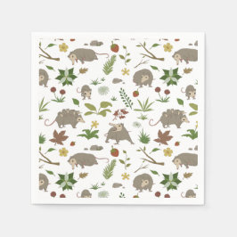 Servilleta De Papel Possuas en un campo de Berry en blanco