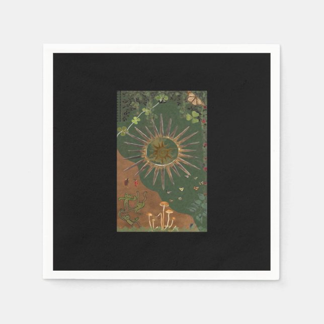 Servilleta De Papel Poster de Whimsigoth Swirl (Anverso)