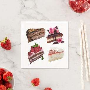 Servilleta De Papel Postres Deliciosos Amantes de la Tarta Originales