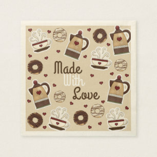 Servilleta De Papel Pote y taza del café