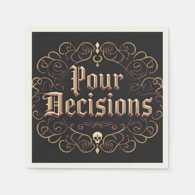 Servilleta De Papel Pour Decisions Napkins - Party Decor (Anverso)