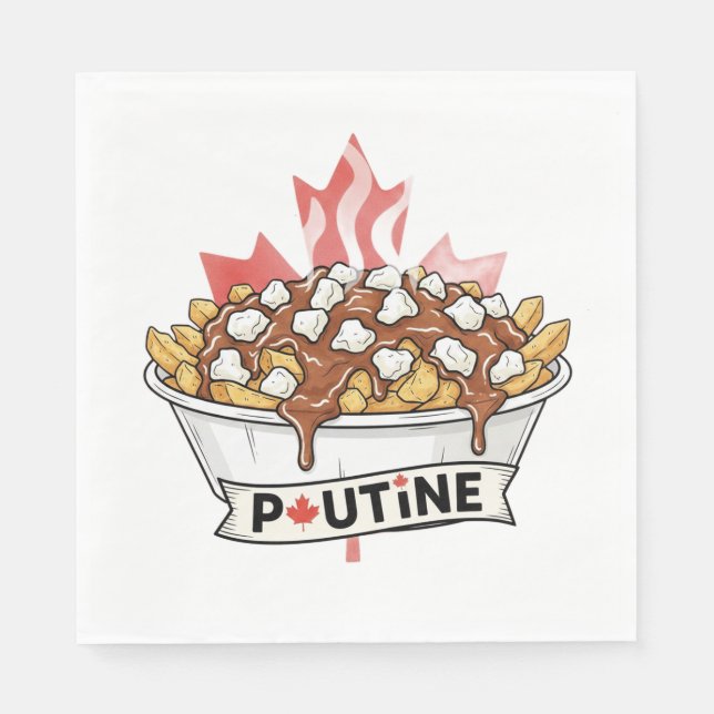 Servilleta De Papel Poutine (Anverso)