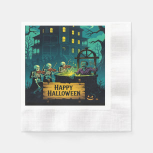 Servilleta De Papel Pozo de los Deseos de Zombies de la Mansión Embruj
