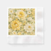 Prado de flores silvestres amarillas Cottagecore f