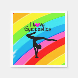 SERVILLETA DE PAPEL PRECIOSA LLUVIA ME ENCANTARON LAS NÁMINAS GIMNASTI