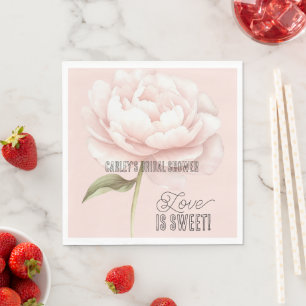 Servilleta De Papel Preciosa Rosa Blanca Rosa Flor Regalo de Despedida