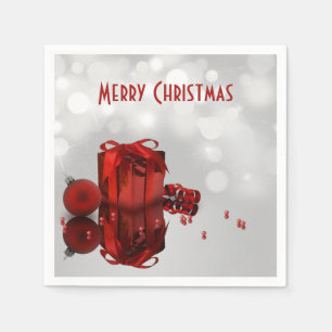 Servilleta De Papel Precioso Profesional de Navidad Presente