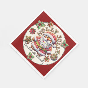 Servilleta De Papel Precioso Santa