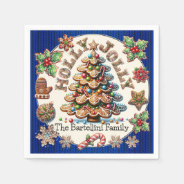 Servilleta De Papel Precioso tema de las cookies de Gingerbread