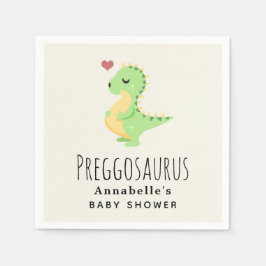 Servilleta De Papel Preggosauro Cute Dinosaurio Bebé ducha