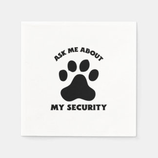 Servilleta De Papel Pregúntame sobre mi seguridad