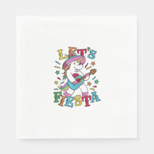 Servilleta De Papel Premio de diseño de guitarra unicorniana Fiesta me