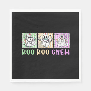 Servilleta De Papel Preppy Boo Crew Enfermeras Halloween Disfraces Hom