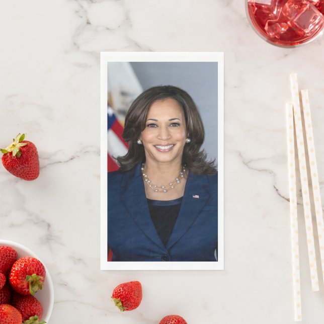 Servilleta De Papel Presidente Candidato Kamala Harris US 2024 (In situ)